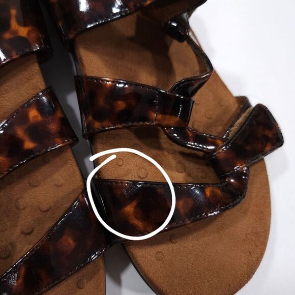 Vionic Paros 342 Slingback Orthopedic Sandals Brown Women's Size 7 tvw4702 - Picture 4 of 9